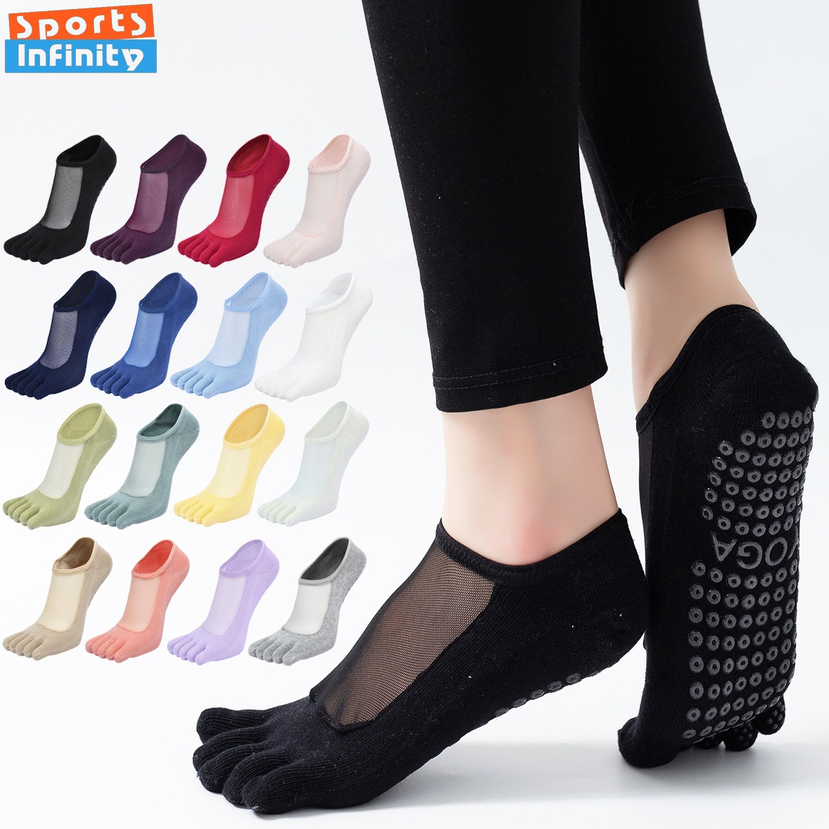 Fitness Yoga Pilates - Spring Summer Mesh Five Finger Yoga
