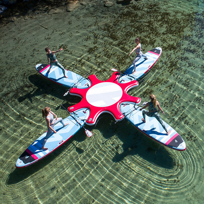 Yoga Fitness Group - Water SUP YOGA Station Group Inflatable