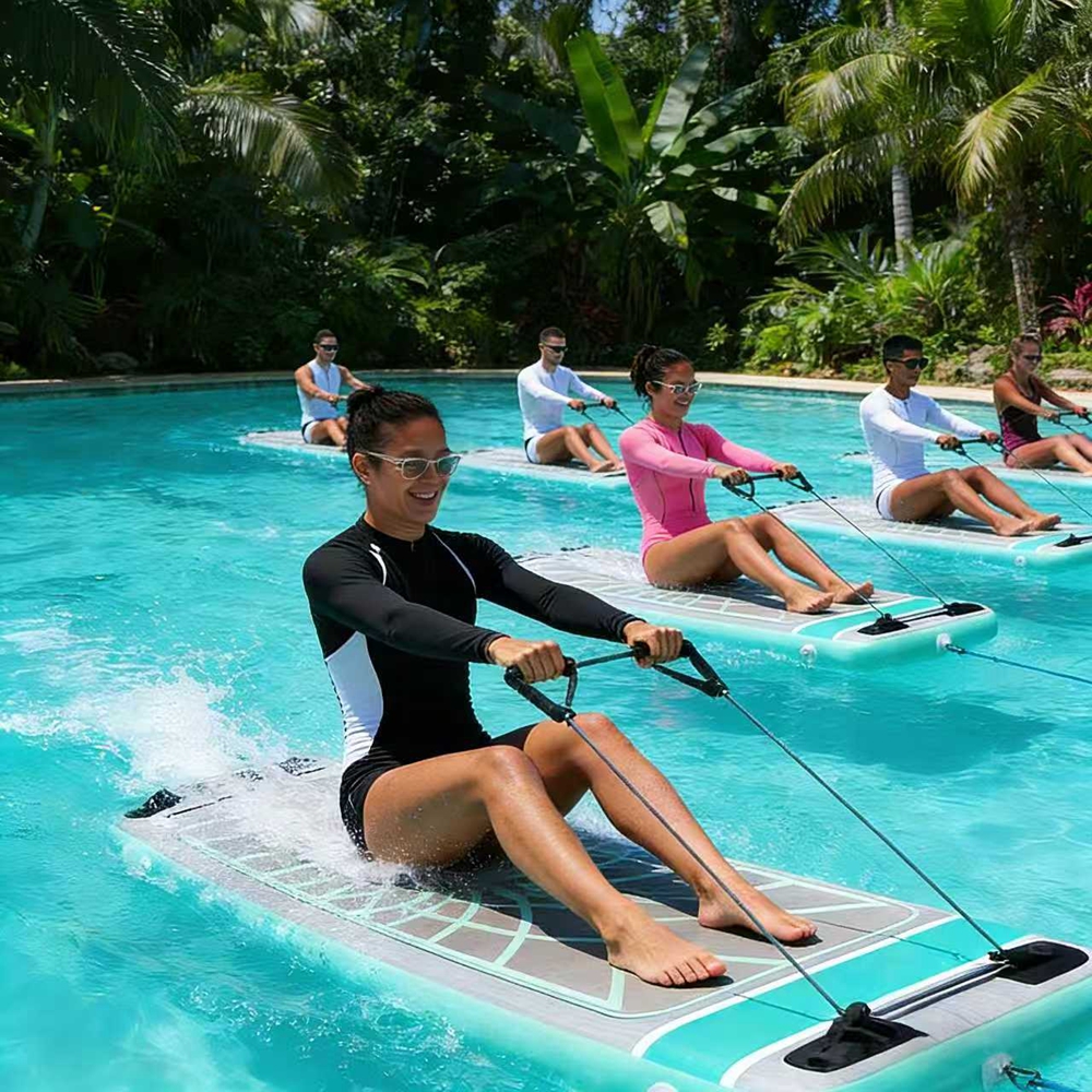 Yoga Fitness Retreat - Water Fitness Board Custom Inflatable Durable