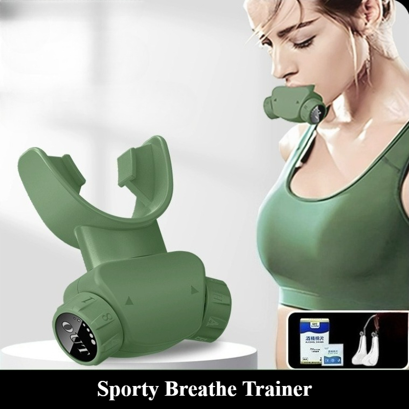 Yoga Fitness Gear - Sporty Breathe Lung Capacity Trainer Daily