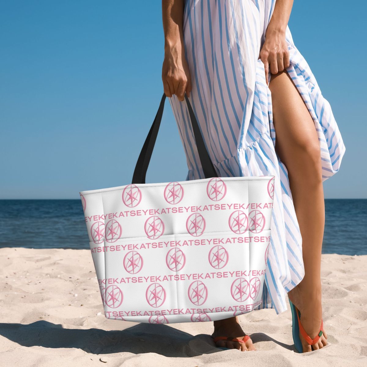 Yoga Fitness Group - KATEYE Kpop Group Beach Tote Bag