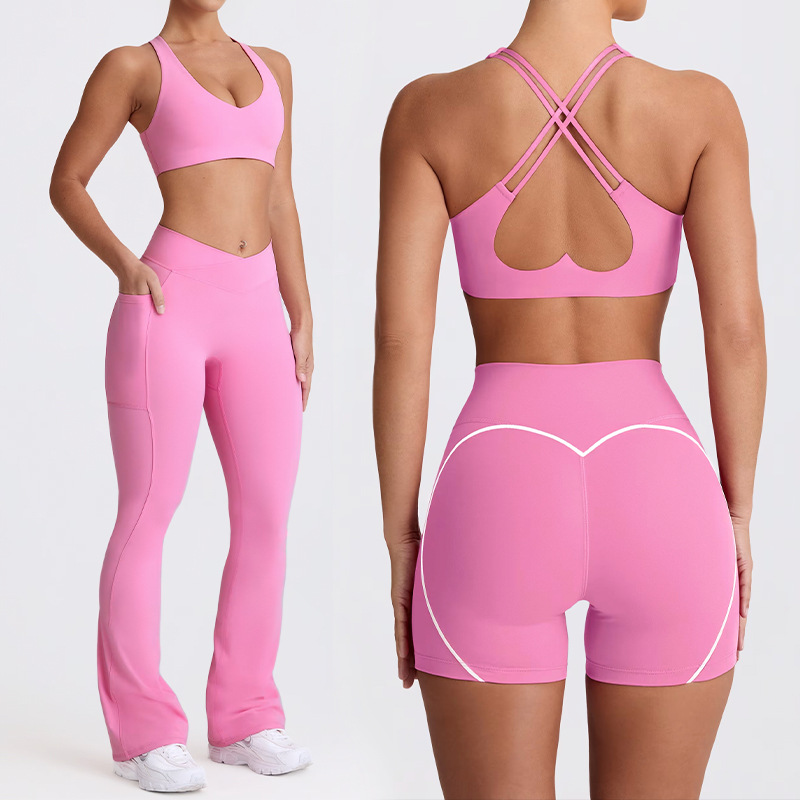 Yoga Fitness Kleidung - Naked Feel Quick-Dry Yoga Set Strappy