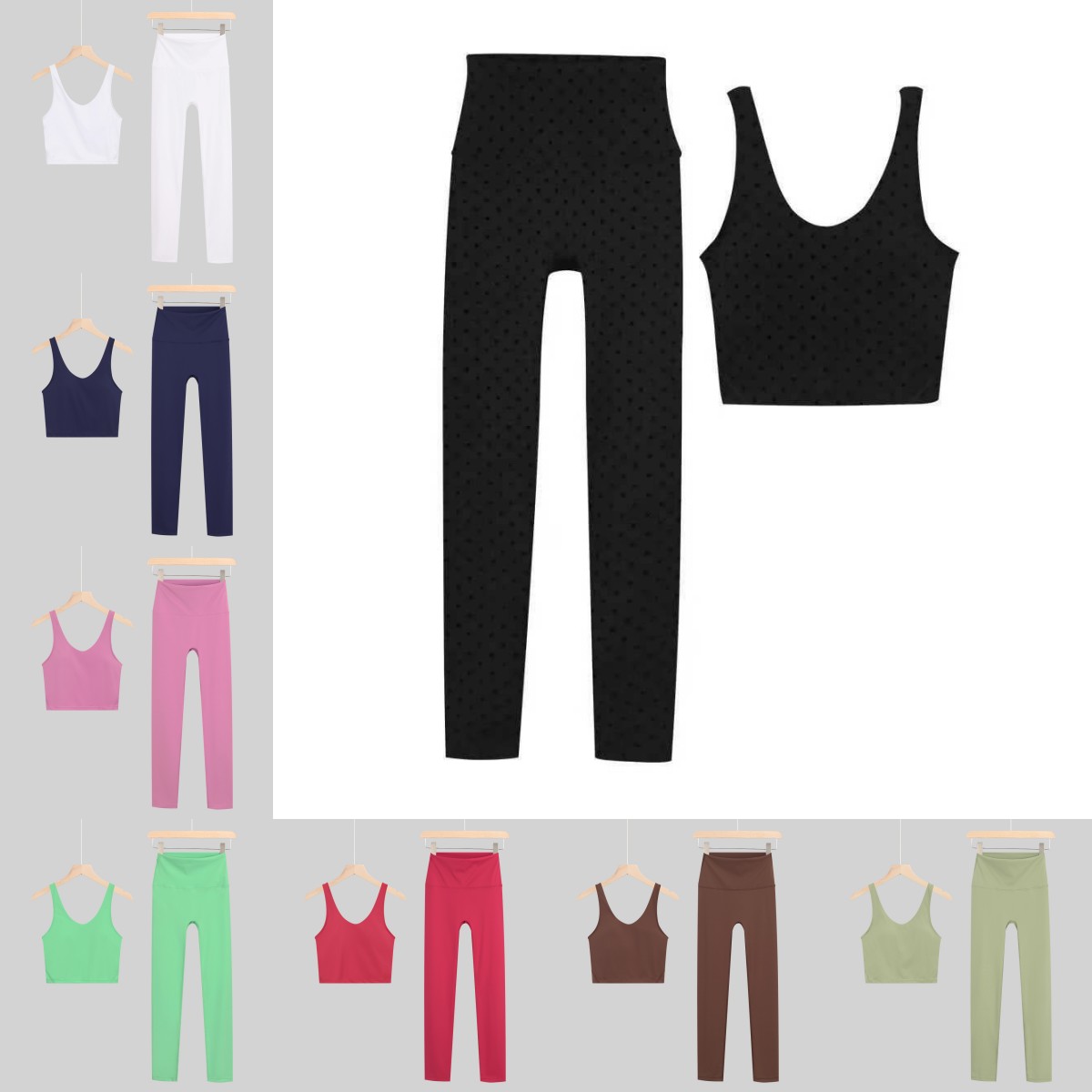 Yoga Fitness Kleidung - Designer Women Yoga Set U-shaped Bra