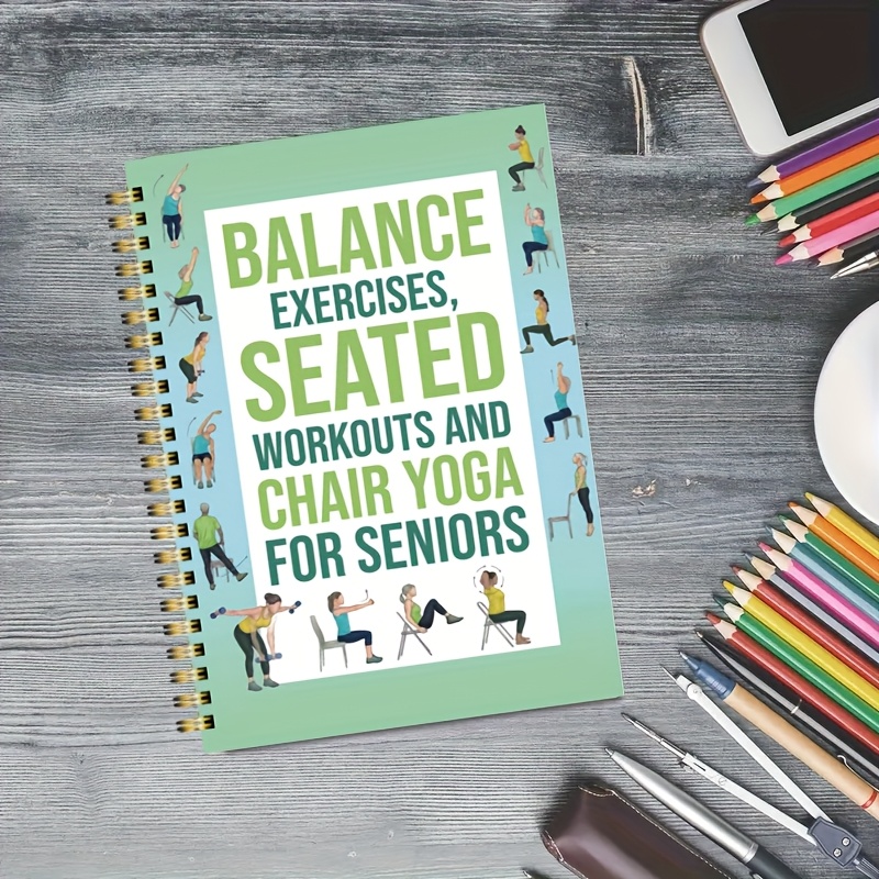 Chair Yoga Exercise Notebook F - Yoga Fitness Journal recensie en prijs