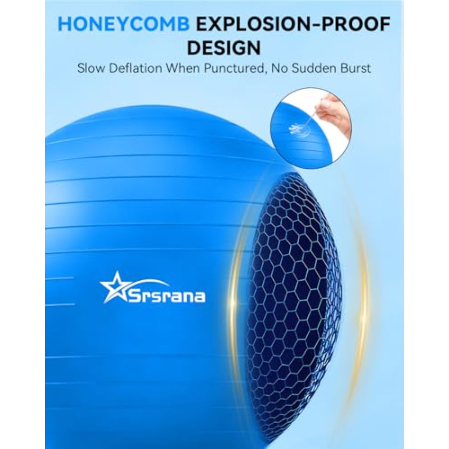 Exercise Ball - Anti-Burst Yog - Exercise Ball Stability recensie en prijs