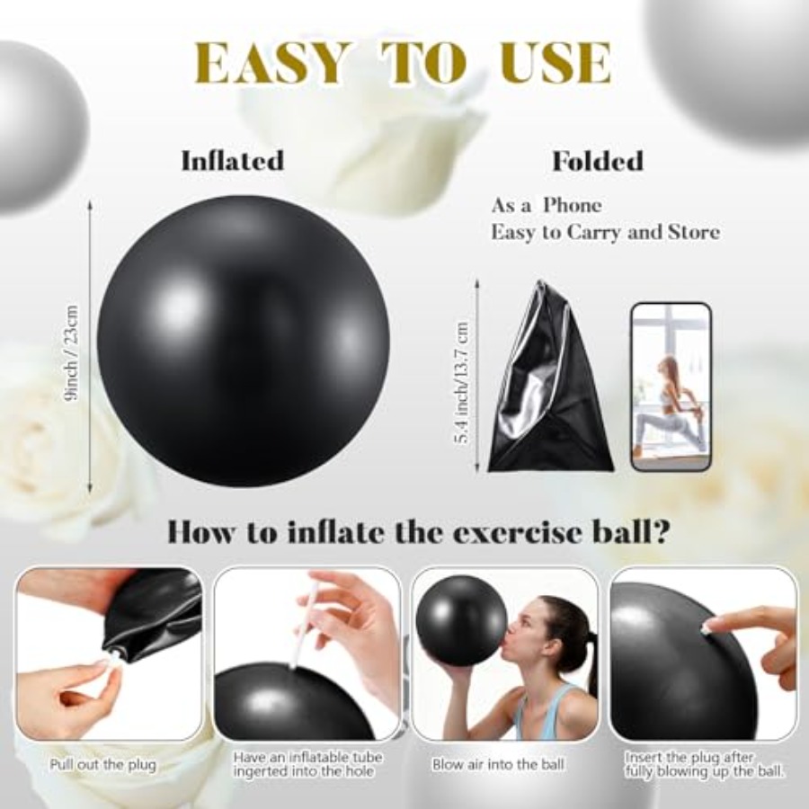 40 Pcs 9 Inch Exercise Pilates - Exercise Ball Stability recensie en prijs