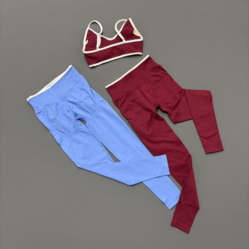 2 Pcs Sports Set Seamless Cont - Yoga Fitness Kleidung recensie en prijs