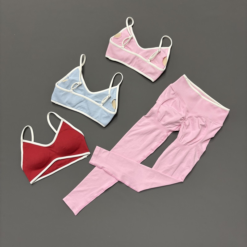 2 Pcs Sports Set Seamless Cont - Yoga Fitness Kleidung recensie en prijs