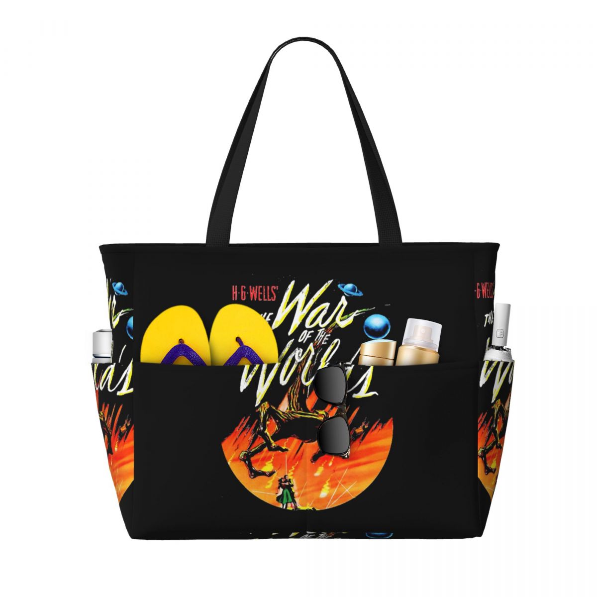 War Of The Worlds Beach Tote B - Yoga Fitness World recensie en prijs