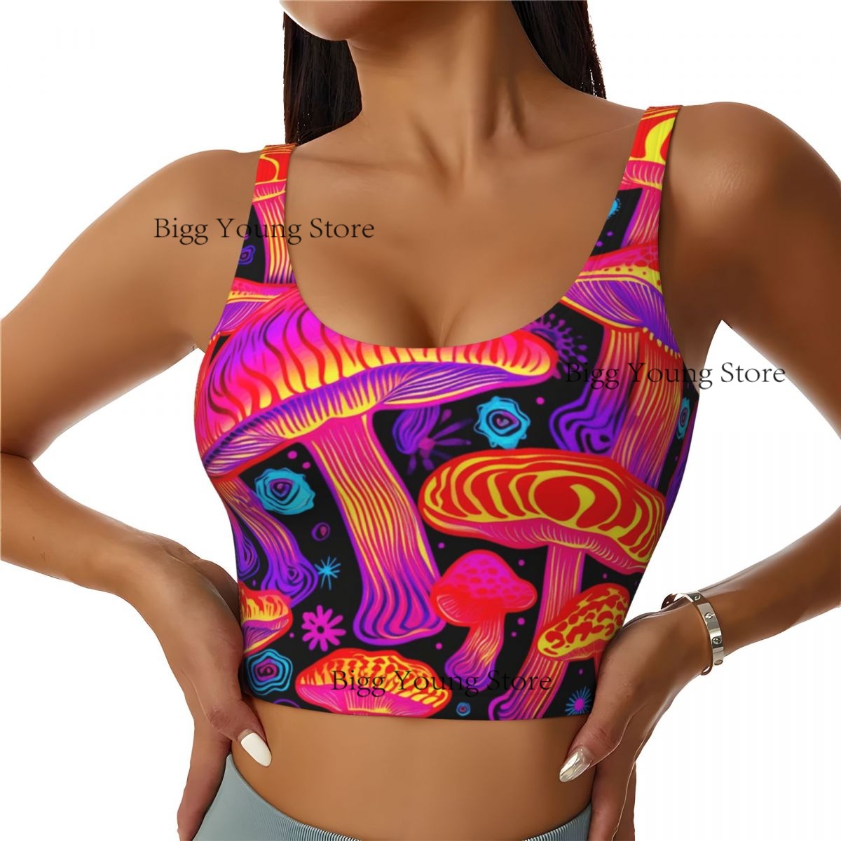Group Mushrooms Basic Tops Wom - Yoga Fitness Group recensie en prijs