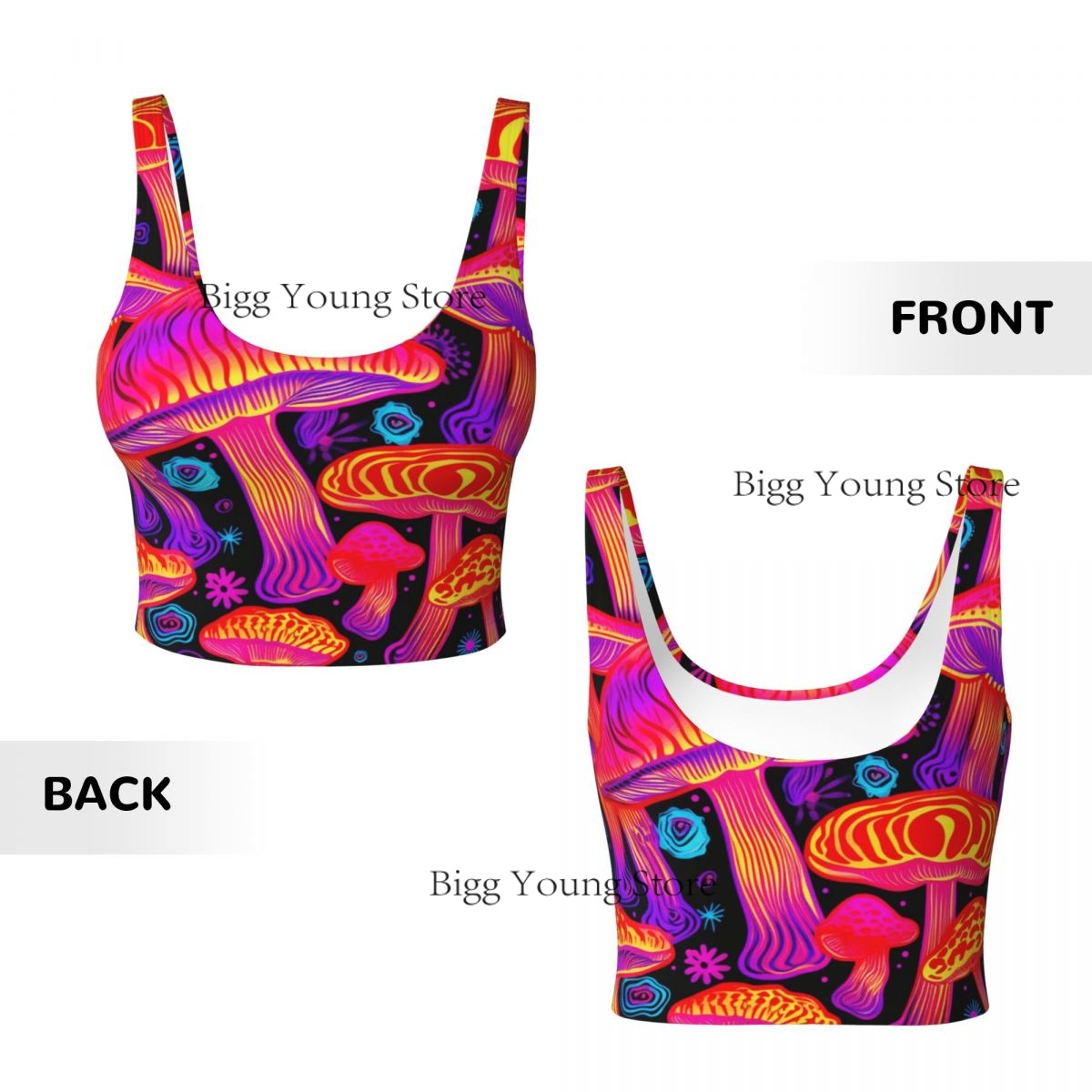 Group Mushrooms Basic Tops Wom - Yoga Fitness Group recensie en prijs