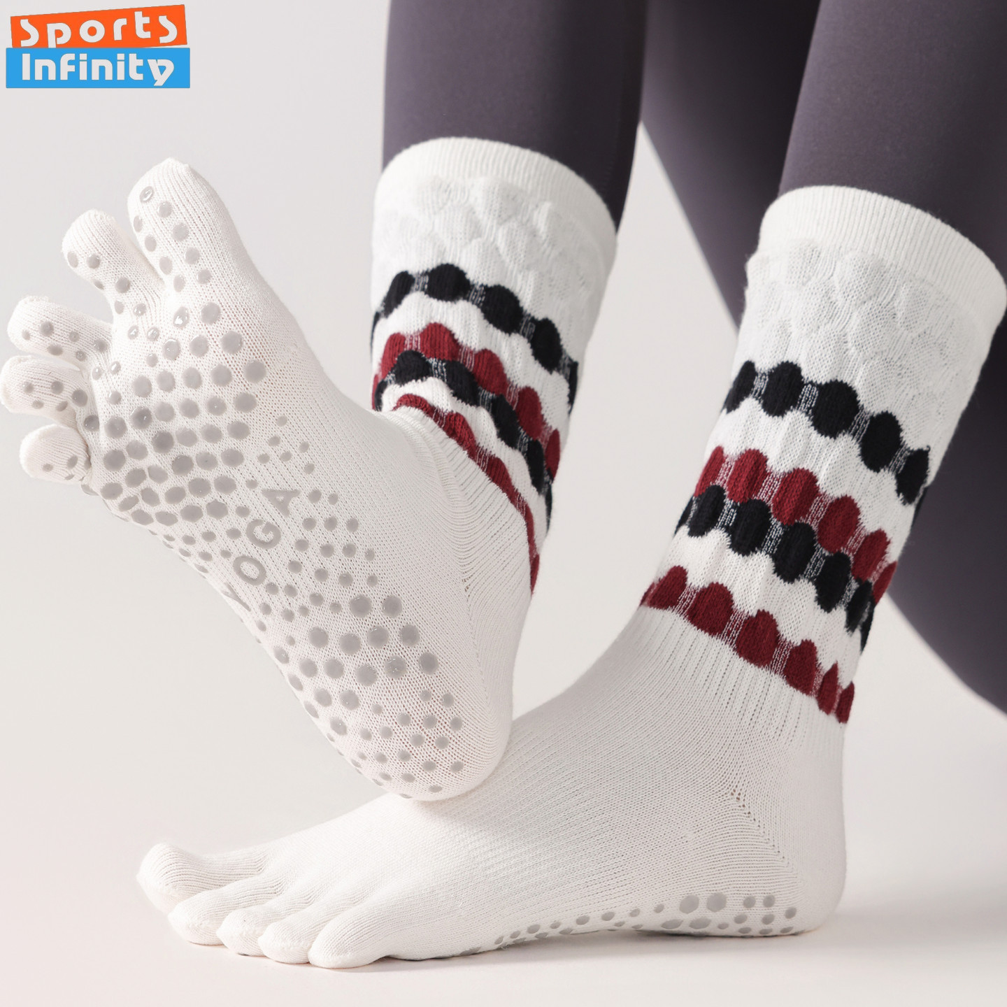 Fashion Five Finger Yoga Socks - Fitness Yoga Pilates recensie en prijs
