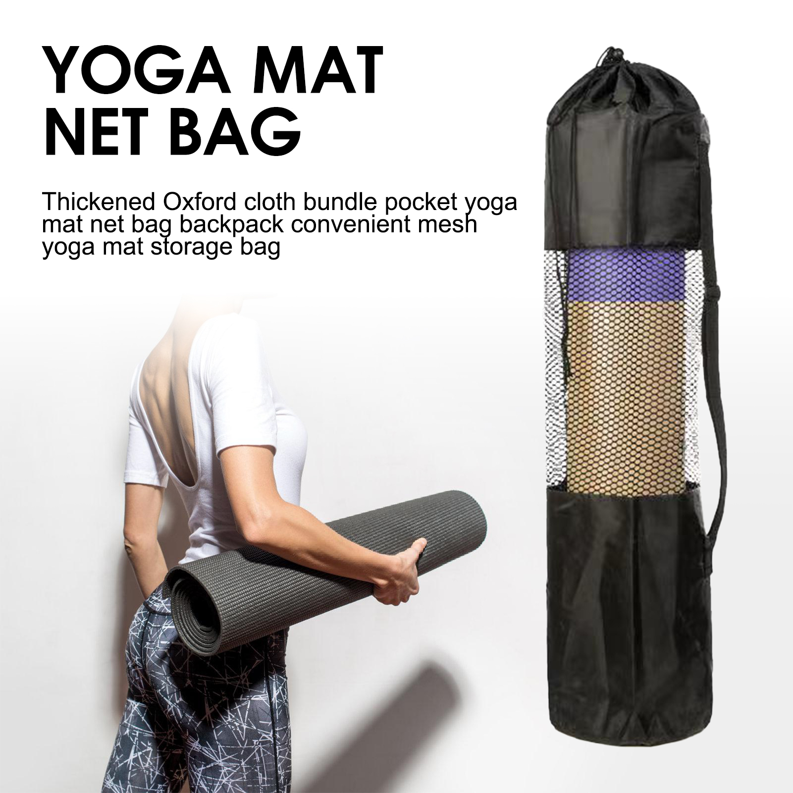 Yoga Mat Bag with Mesh Window  - Fitness Yoga Pilates recensie en prijs