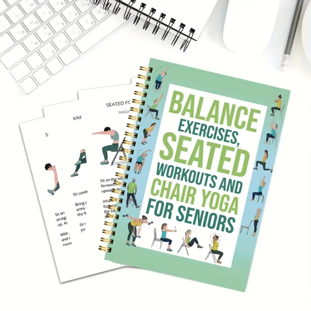 Chair Yoga Exercise Notebook F - Yoga Fitness Journal recensie en prijs