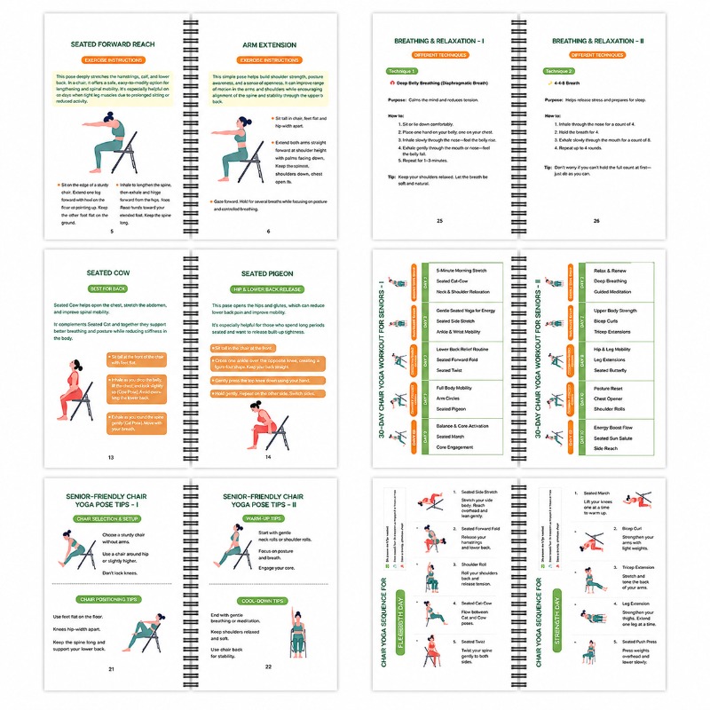 Elderly Chair Yoga Slimming No - Yoga Fitness Journal recensie en prijs