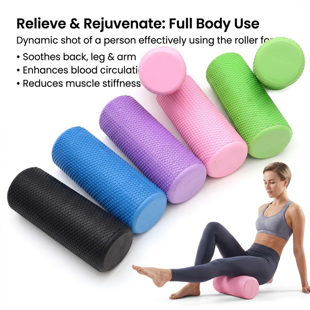 30/45CM Yoga Foam Roller High- - Yoga Fitness World recensie en prijs
