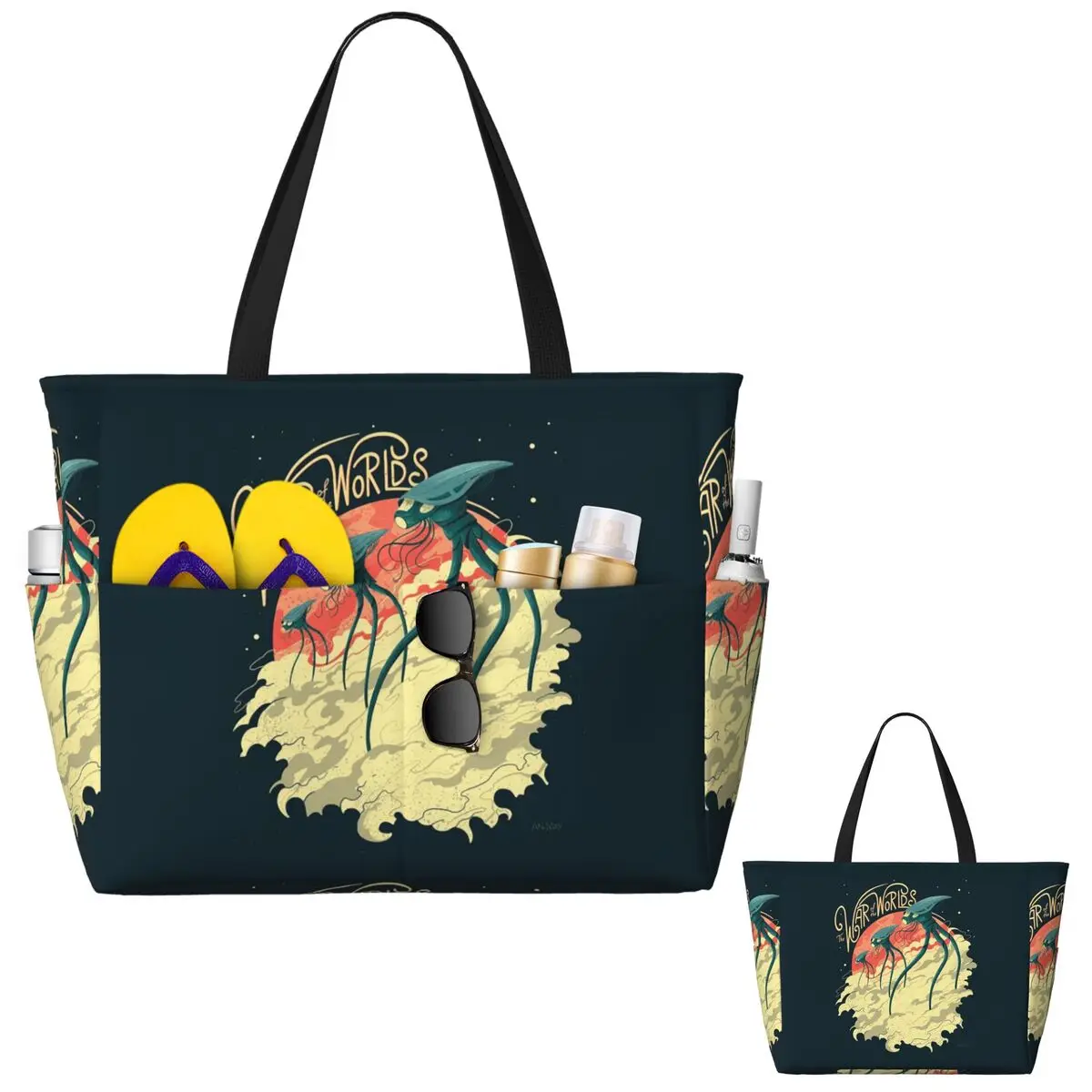 War Of The Worlds Beach Tote B - Yoga Fitness World recensie en prijs