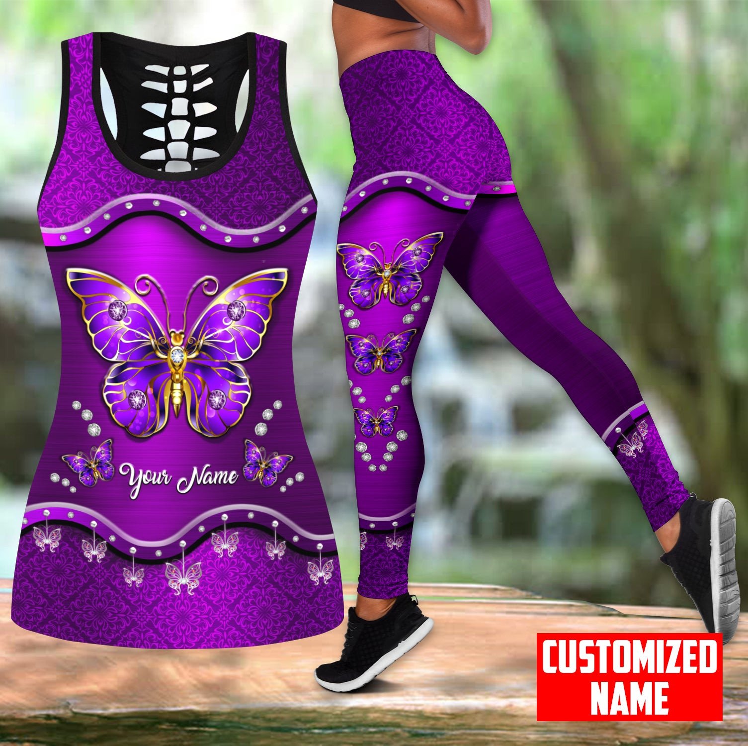 Personalized Name Butterfly 3D - Yoga Fitness Name recensie en prijs