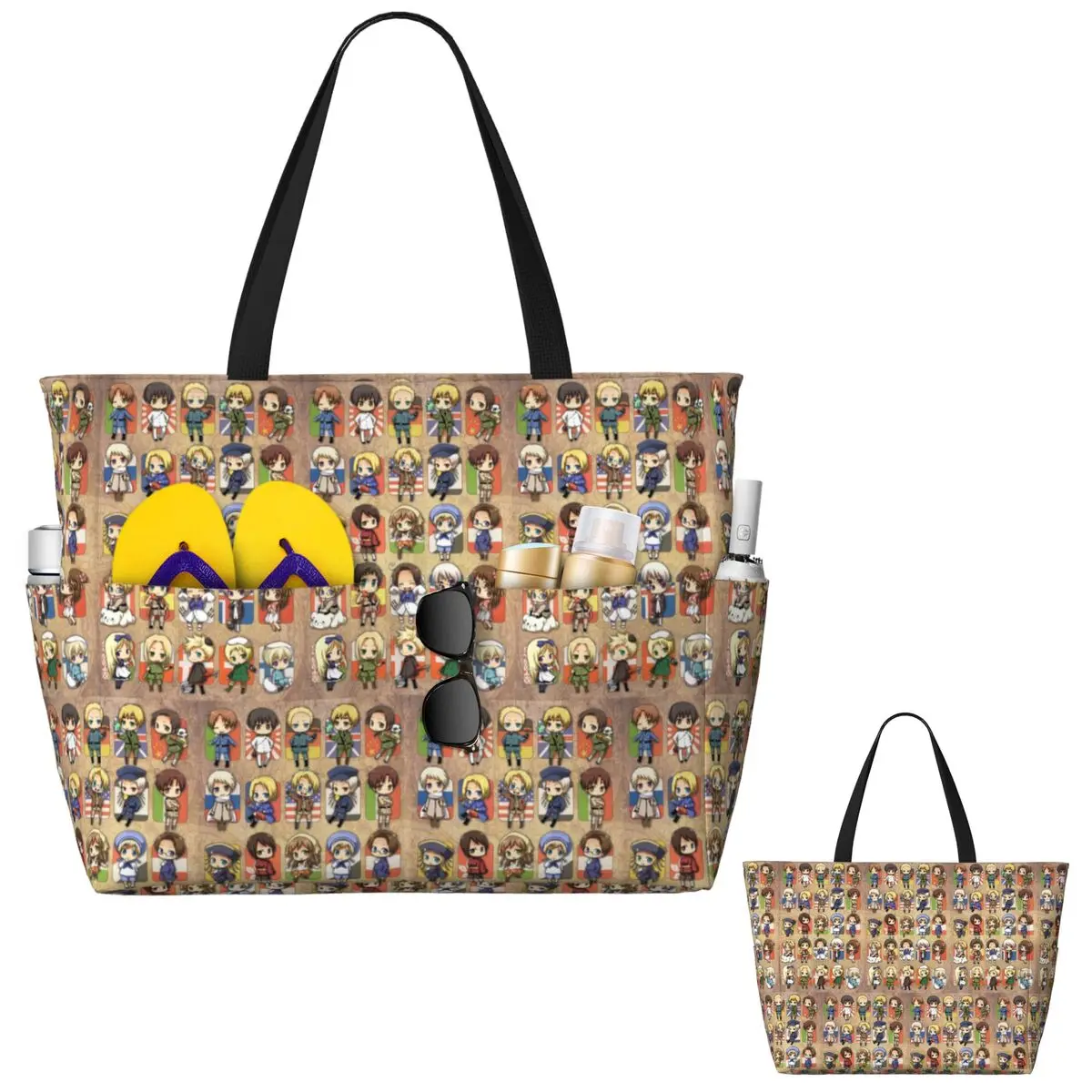 Hetalia Group Beach Tote Bag S - Yoga Fitness Group recensie en prijs
