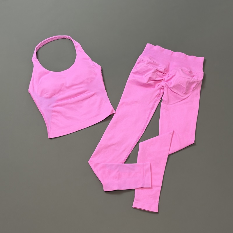 2 Pcs Gym Set Women Seamless B - Yoga Fitness Kleidung recensie en prijs