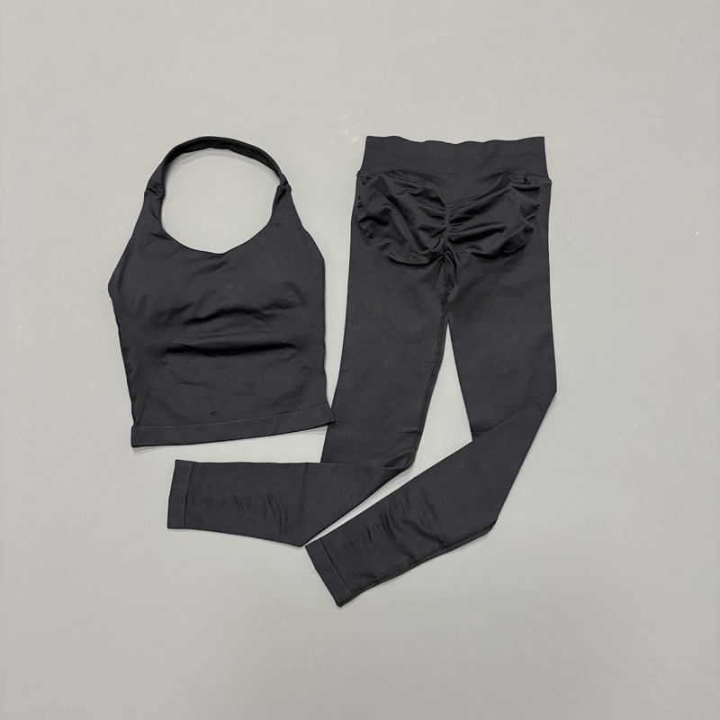2 Pcs Gym Set Women Seamless B - Yoga Fitness Kleidung recensie en prijs