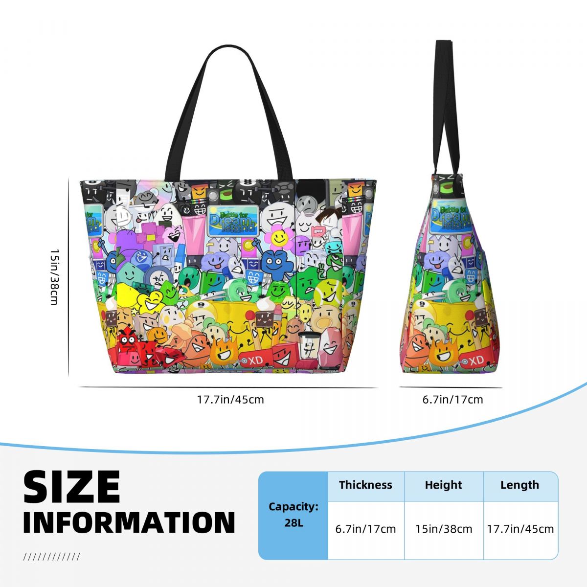 BFDI Group Picture Beach Tote  - Yoga Fitness Group recensie en prijs