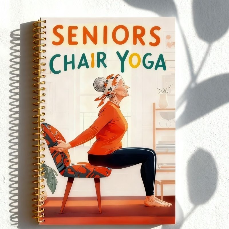 Chair Yoga Exercise Notebook F - Yoga Fitness Journal recensie en prijs