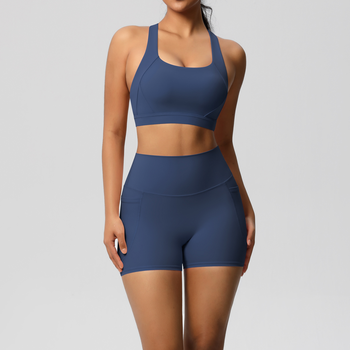 2PCS Sportswear With Pocketed  - Yoga Fitness Kleidung recensie en prijs