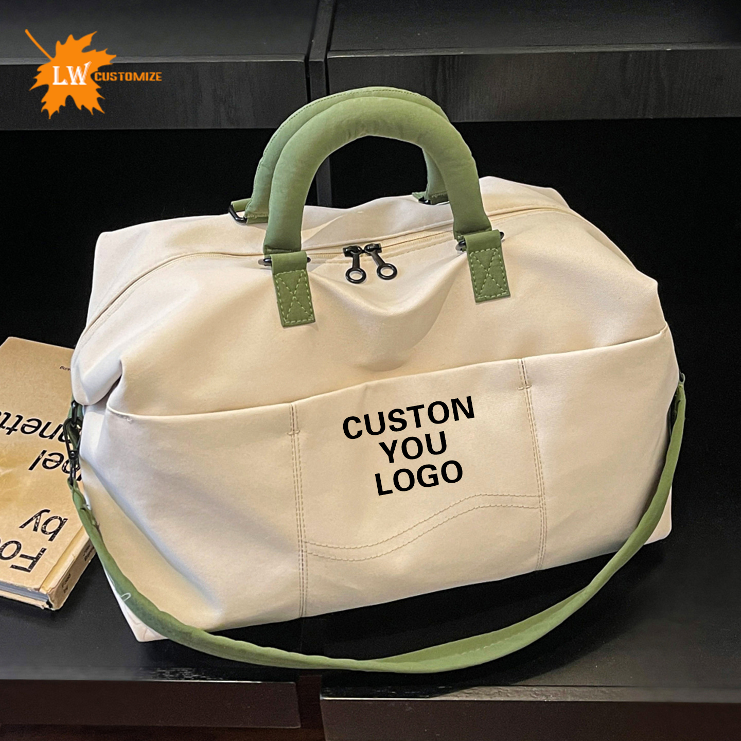 Canvas fitness bag with custom - Yoga Fitness Name recensie en prijs