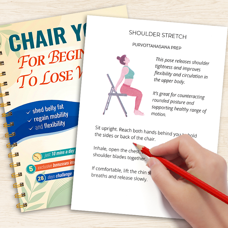 Chair Yoga Exercise Notebook 3 - Yoga Fitness Journal recensie en prijs